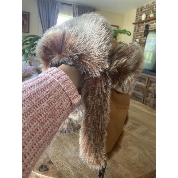 Adult Faux Fur Hat Thick Warm Ear Protection Polyester Unisex  One Size - Picture 8 of 8